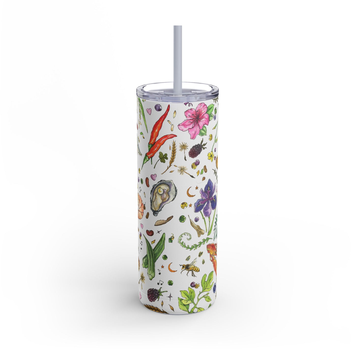 Louisiana Summer 20oz Tumbler with Screw Top and Straw