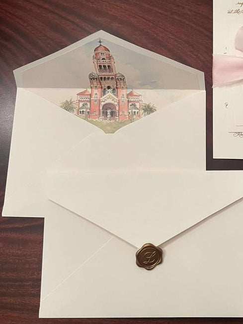 Custom Watercolor Venue Illustrations