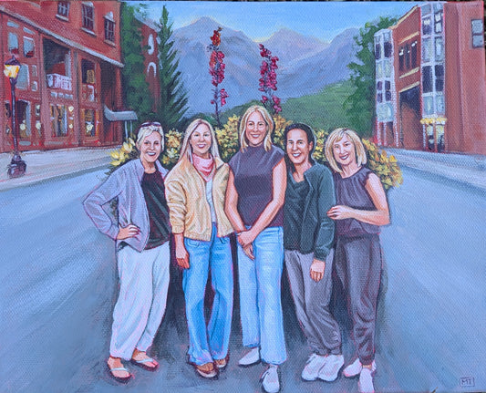 Oil Portraits 3-5 Figures