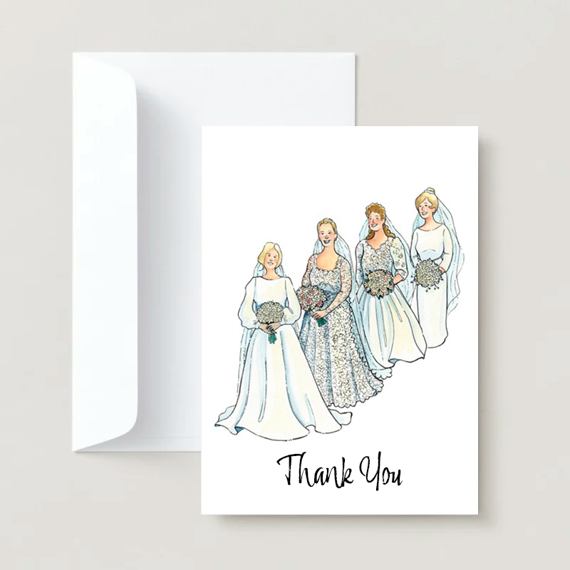 Illustrations for print on cards, menus, or stationary