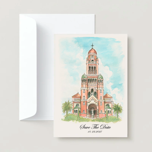 Custom Watercolor Venue Illustrations