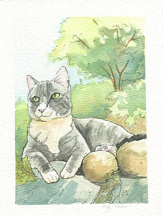 Watercolor Pet Portrait from Photo