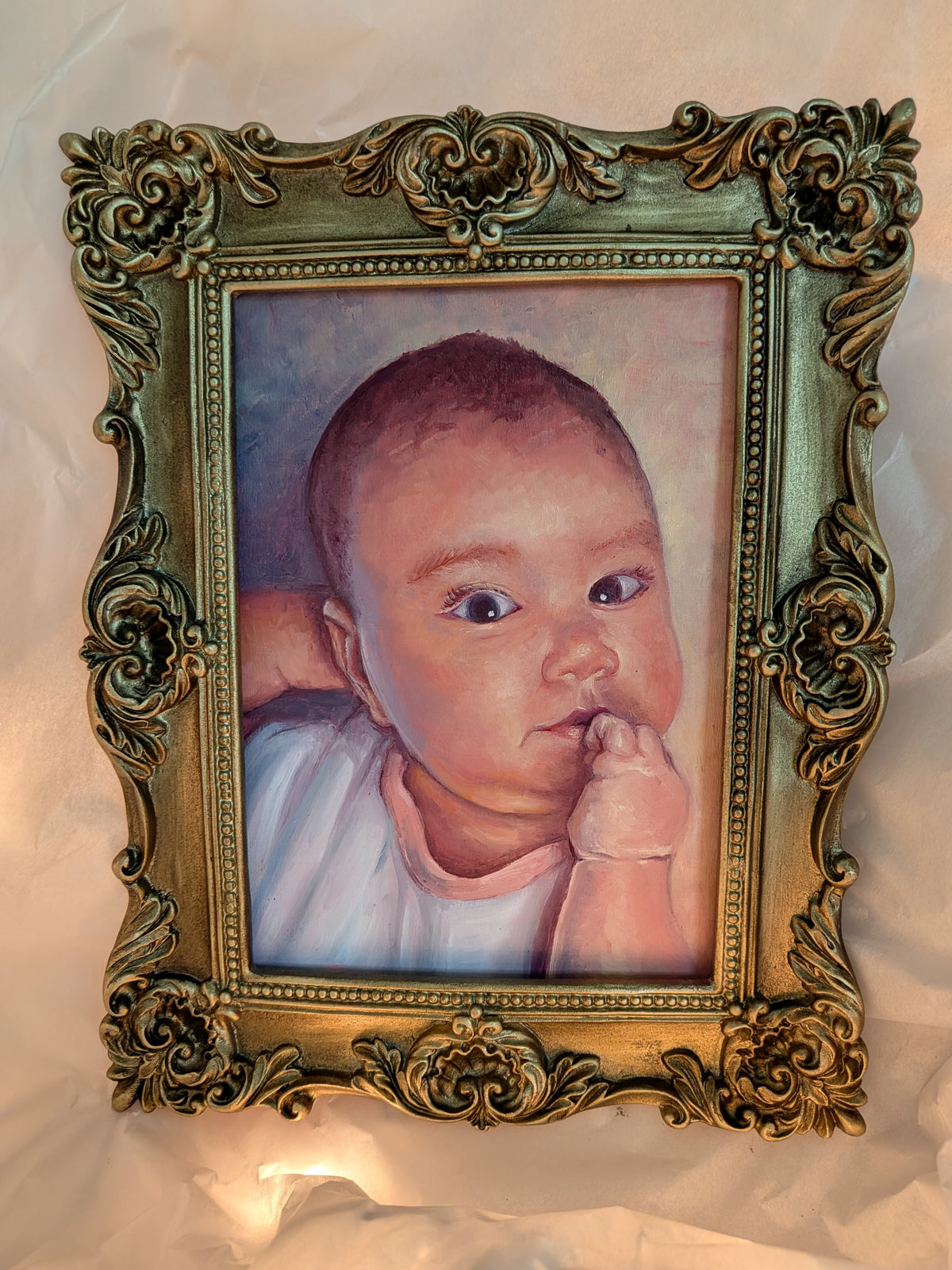 Commission Child's portrait from photo. Christmas Delivery