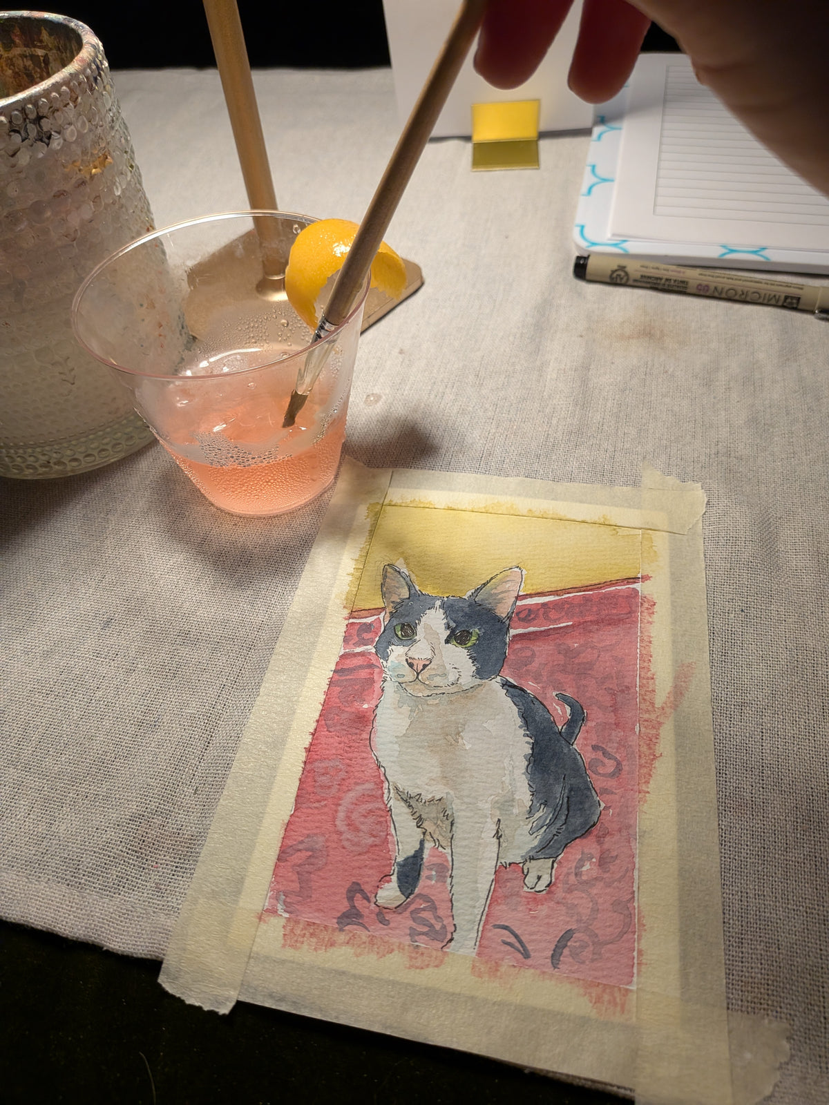 Watercolor Pet Portrait