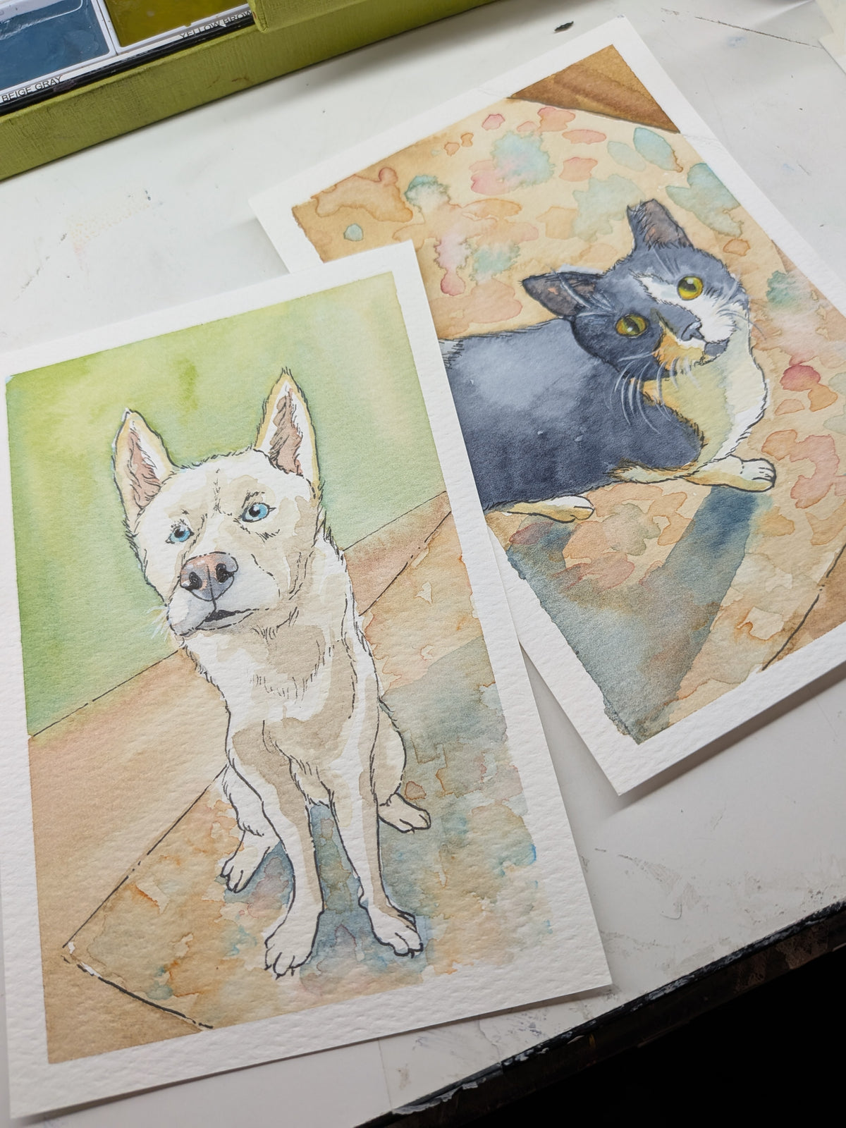Watercolor Pet Portrait