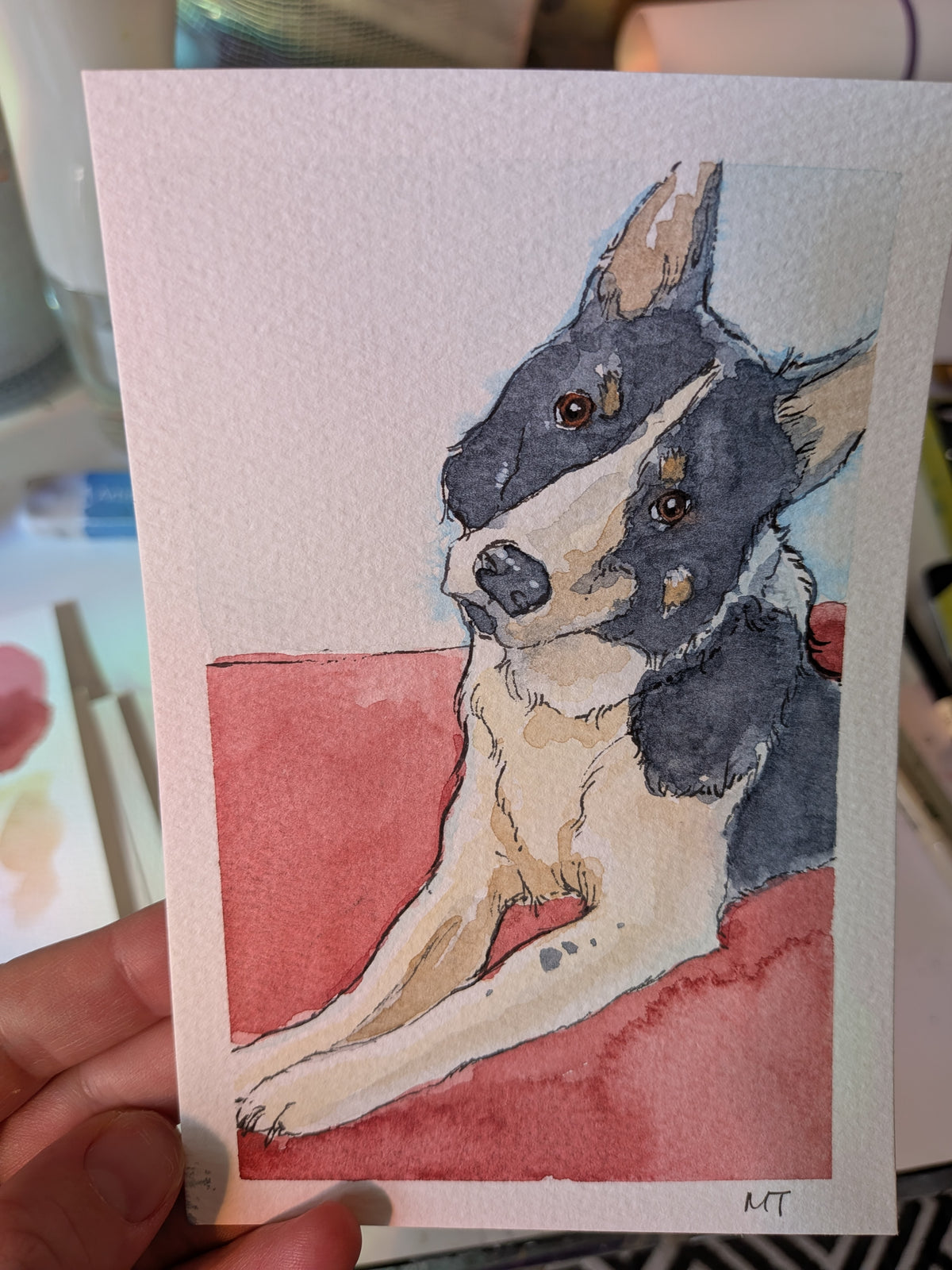 Watercolor Pet Portrait